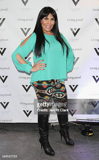 Renee Graziano attends Vu Hair New York Opening Celebration at The Peninsula Hotel on May 16, 2013 in New York City.