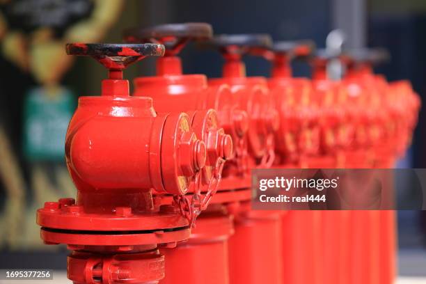 fire hydrant - red fire hydrants stock pictures, royalty-free photos & images