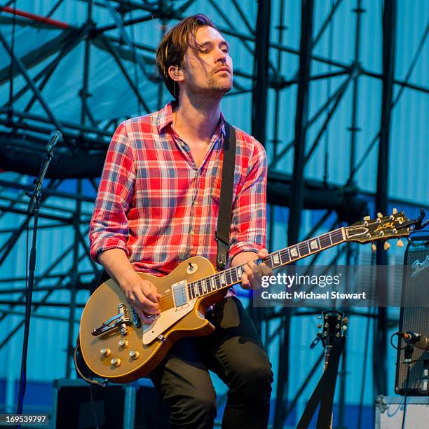 Musician Mark Watrous of The Shins performs at Williamsburg Park on May 26, 2013 in Brooklyn, New York.