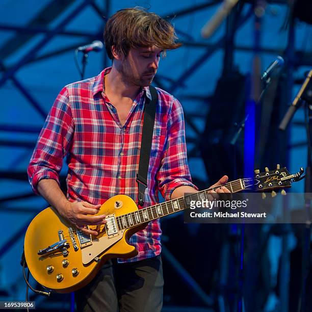 Musician Mark Watrous of The Shins performs at Williamsburg Park on May 26, 2013 in Brooklyn, New York.