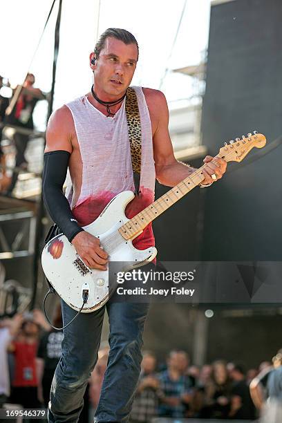 Gavin Rossdale of BUSH performs during 2013 Rock On The Range at Columbus Crew Stadium on May 19, 2013 in Columbus, Ohio.