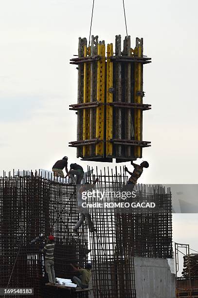 High Rise Column Rebar Jakarta Building Global Growth Photos and Premium High Res Pictures ...