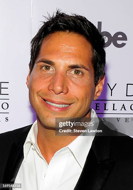 Film producer Joe Francis arrives at Scott Disick's 30th birthday bash at Hyde Bellagio at the Bellagio on May 26, 2013 in Las Vegas, Nevada.