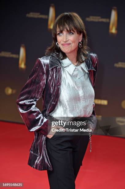 Anna Thalbach attends the Deutscher Fernsehpreis 2023 at MMC Studios on September 28, 2023 in Cologne, Germany.
