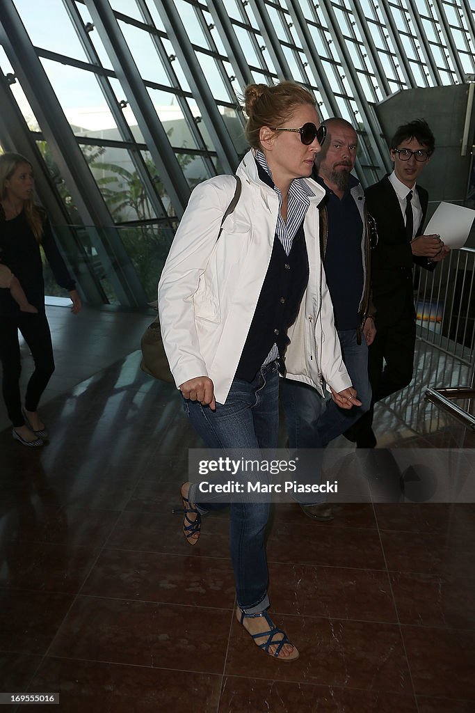 Celebrity Sightings At The Nice Airport - The 66th Annual Cannes Film Festival
