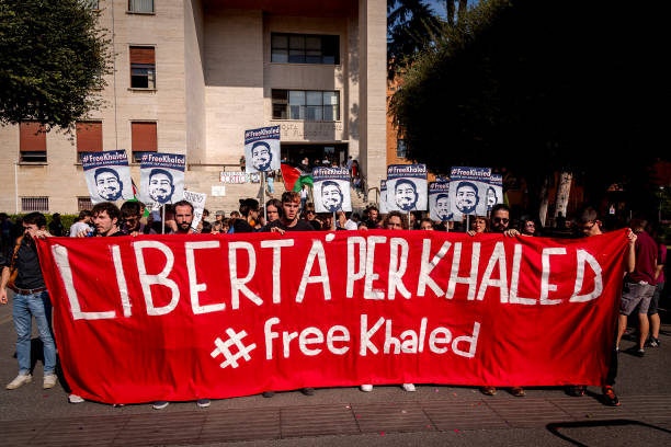 ITA: Demonstration For The Release Of Khaled El Qaisi