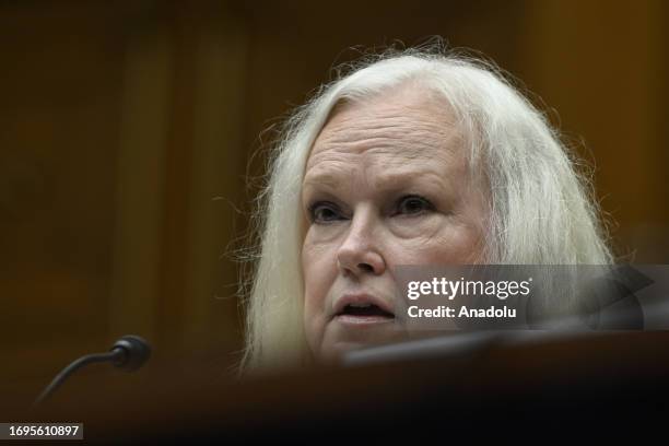 Eileen O'Connor, former Assistant Attorney General is seen during the impeachment at Rayburn House Office Building in Capitol Hill of Washington...