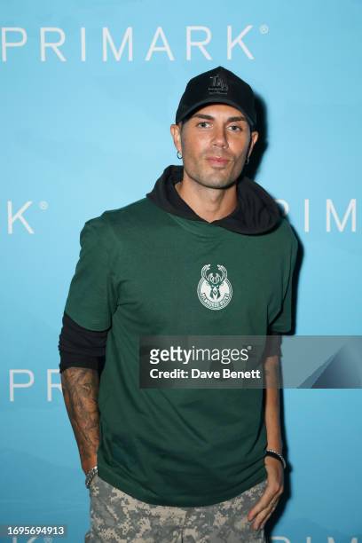 Max George attends the Josh Denzel x NBA for Primark launch event at Night Tales on September 28, 2023 in London, England.