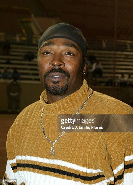 Rodney King attends the 1st Annual Snoop Bowl on December 19, 2002 in Long Beach, California. The game is a fundraising event for local charities to...