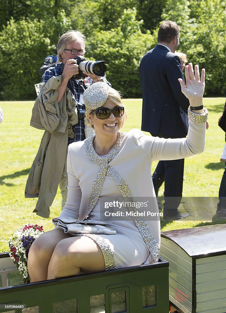 King Willem-Alexander and Queen Maxima Visit Groningen And Drenthe Provinces