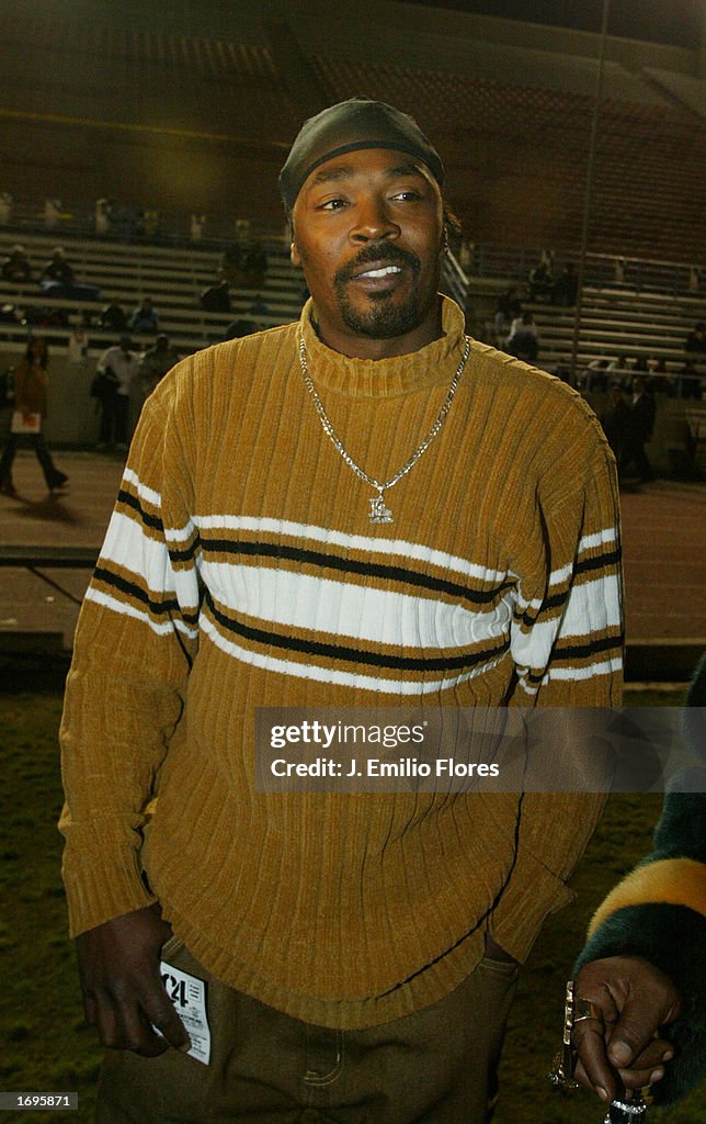 Rodney King at 1st Annual Snoop Bowl Fundraiser football game