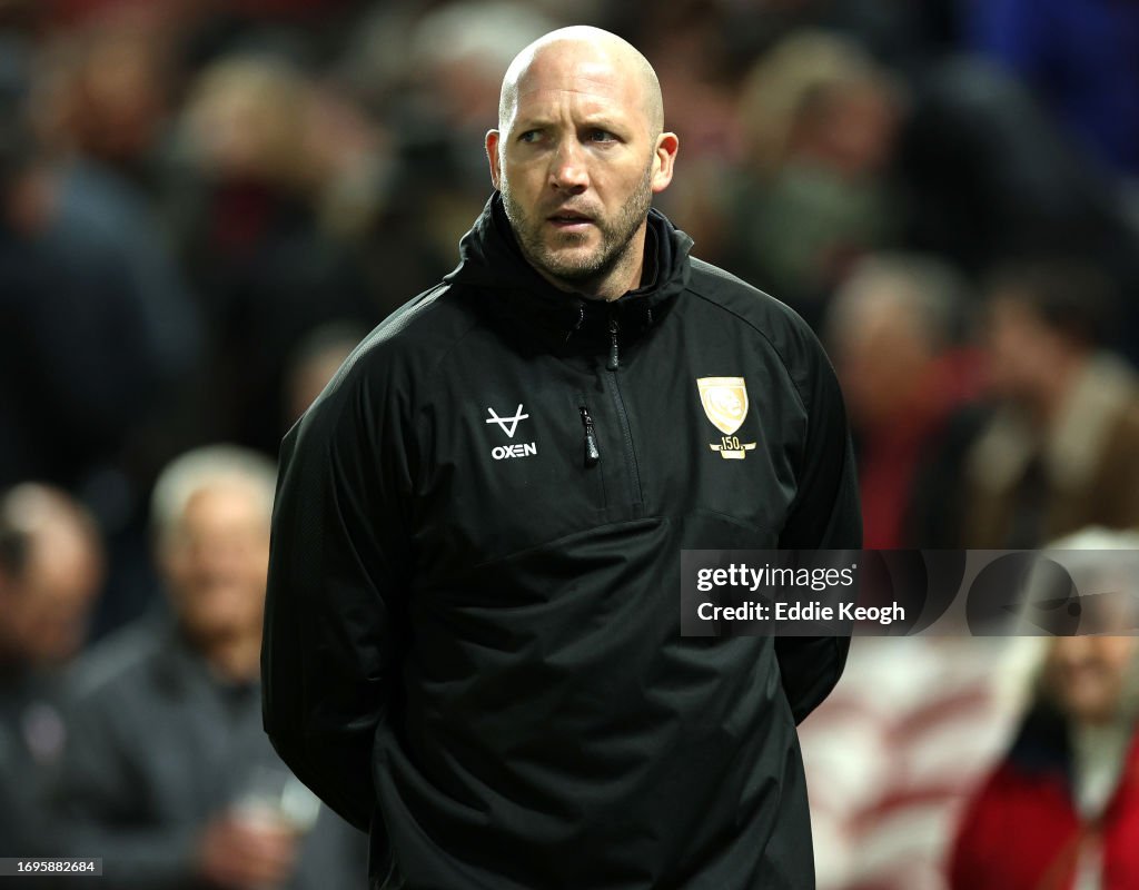 George Slicker Rugby Gloucester Rugby Head Coach George Skivington during their... News ...