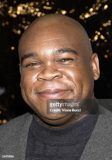 Actor Leonard Earl Houze attends the premiere of the film "Antwone Fisher" at the Motion Picture Academy on December 19, 2002 in Beverly Hills,...