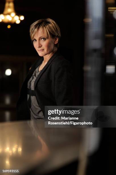 Figaro ID: 105902-002. Singer/actress Patricia Kaas is photographed for Le Figaro on January 21, 2013 in Paris, France. PUBLISHED IMAGE. CREDIT MUST...