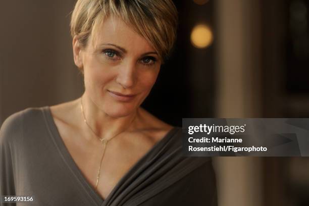 Figaro ID: 105902-003. Singer/actress Patricia Kaas is photographed for Le Figaro on January 21, 2013 in Paris, France. CREDIT MUST READ: Marianne...
