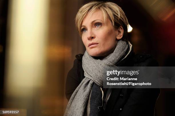 Figaro ID: 105902-004. Singer/actress Patricia Kaas is photographed for Le Figaro on January 21, 2013 in Paris, France. PUBLISHED IMAGE. CREDIT MUST...