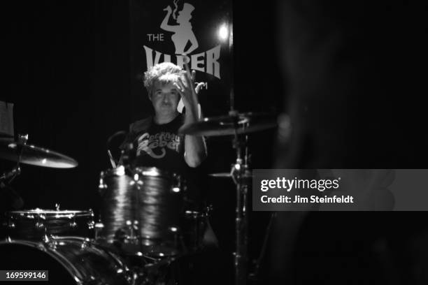 The International Swingers featuring Clem Burke perform at The Viper Room in Los Angeles, California on May 17, 2013.