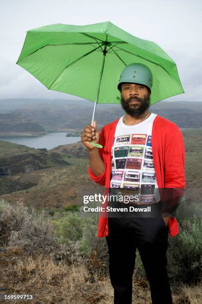 Cody Chesnutt poses for a portrait backstage on Day 4 of Sasquatch! Music Festival on May 27, 2013 in Quincy, Washington.