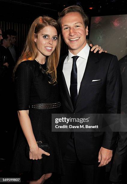 Princess Beatrice of York and Dave Clark attend the launch of 'The New Digital Age: Reshaping The Future Of People, Nations and Business' by Eric...