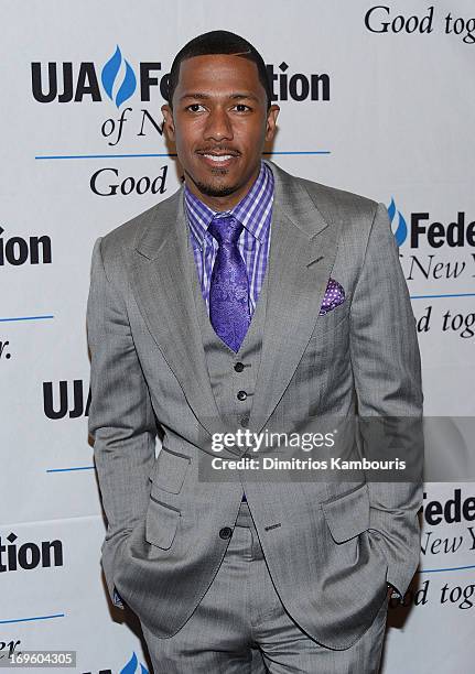 Nick Cannon attends the UJA-Federation Of New York Entertainment, Media And Communications Leadership Awards Dinner at Pier Sixty at Chelsea Piers on...