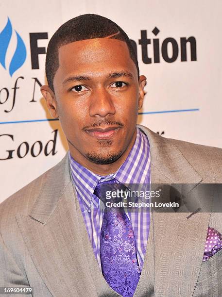Actor/TV personality Nick Cannon attends The UJA-Federation Of New York Entertainment, Media And Communications Leadership Awards Dinner at Pier...