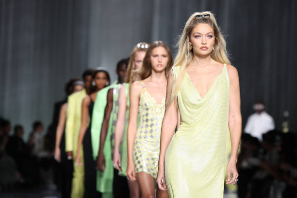 ITA: Versace - Runway - Milan Fashion Week - Womenswear Spring/Summer 2024