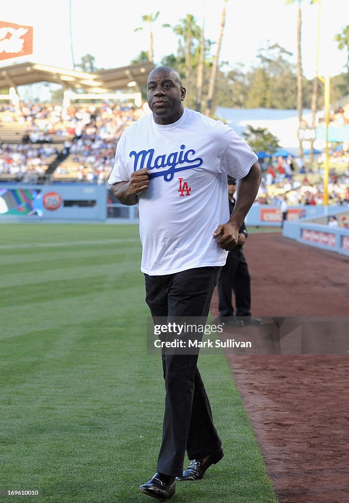 Recording Artist Andra Day Sings The National Anthem At Dodger Stadium