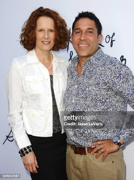 Actress Ursula Whittaker and actor Oscar Nunez attend the premiere of "The Kings Of Summer" at ArcLight Cinemas on May 28, 2013 in Hollywood,...