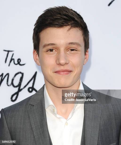 Actor Nick Robinson attends the premiere of "The Kings Of Summer" at ArcLight Cinemas on May 28, 2013 in Hollywood, California.