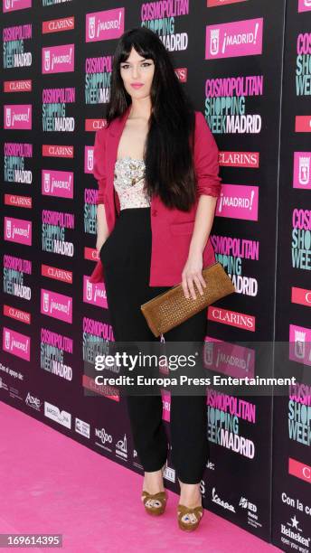 Sara Vega attends the 'Cosmopolitan Shopping Week' party at PLaza de Callao on May 28, 2013 in Madrid, Spain.