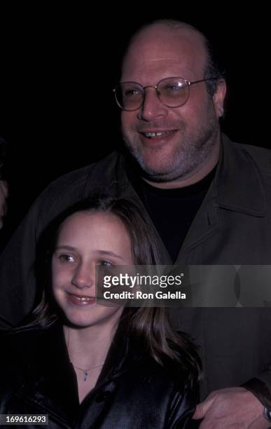 Phil Berger and daughter Julie Berger attend the premiere of "Price of Glory" on March 29, 2000 at the Ziegfeld Theater in New York City.