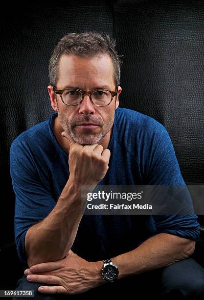 Actor Guy Pearce is photographed for Sydney Morning Herald on April 8, 2013 in Sydney, Australia.