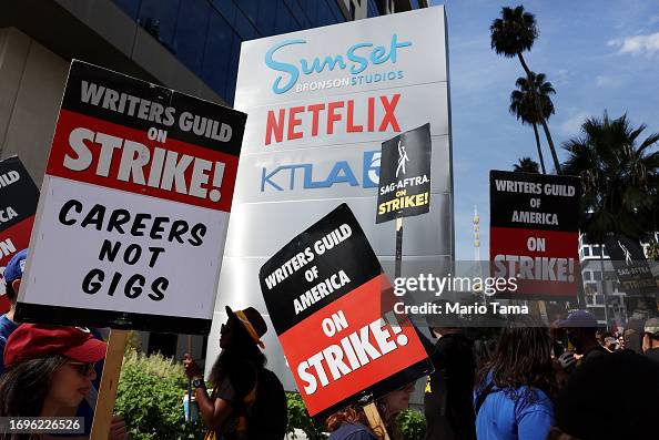 Writers Guild Members Man Picket Lines As Labor Talks Continue