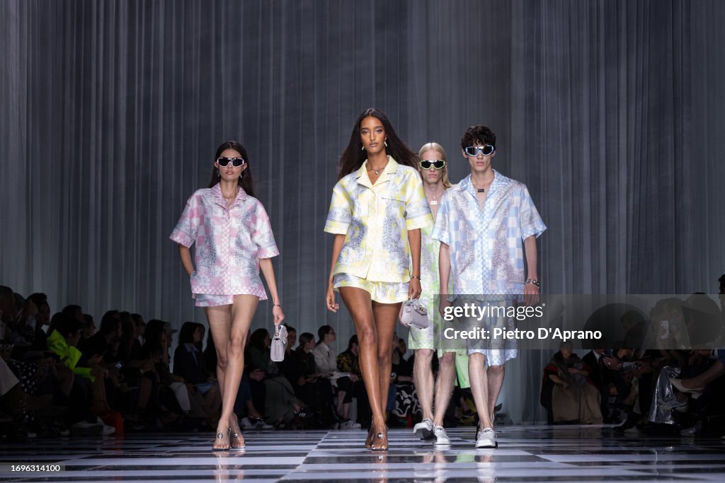 Versace - Runway - Milan Fashion Week - Womenswear Spring/Summer 2024