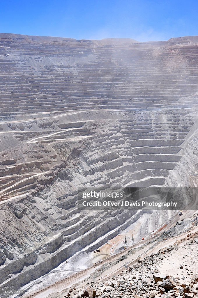 Main Pit View Into Deep Pit Of An Openpit Mine High-Res Stock Photo - Getty Images