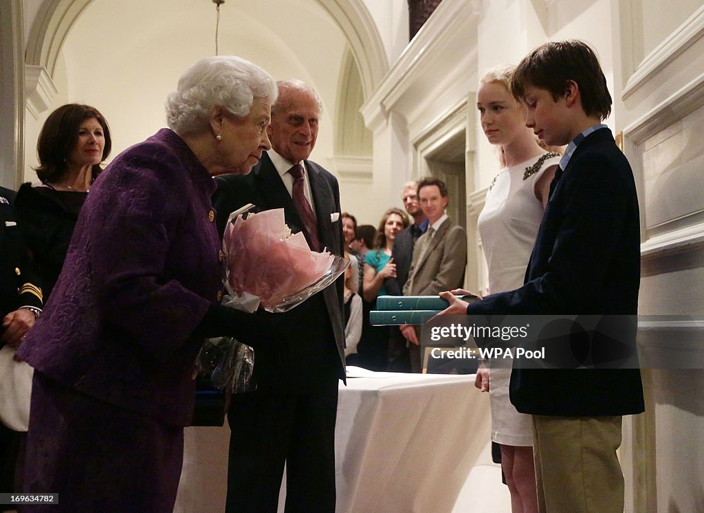 Queen Elizabeth II Attends Reception Celebrating the 60th Anniversary of the Ascent of Everest