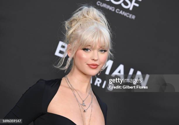 Loren Gray at the Zodiac Ball held at the Houdini Estate on September 28, 2023 in Los Angeles, California.