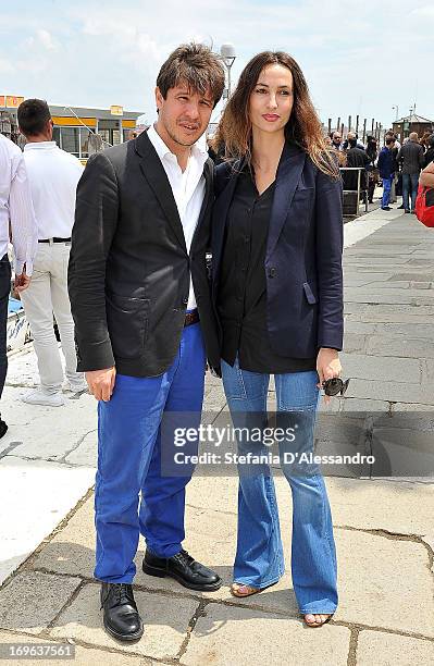 Adel Abdessemed attends Prima Materia VIP Preview on May 29, 2013 in Venice, Italy.