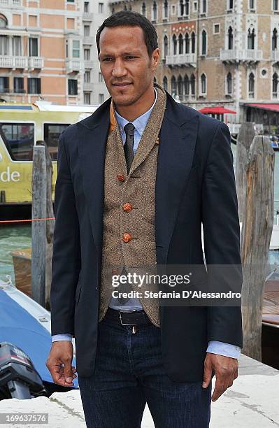 Jonathan Zebina attends Prima Materia VIP Preview on May 29, 2013 in Venice, Italy.