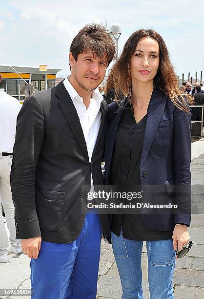 Adel Abdessemed attends Prima Materia VIP Preview on May 29, 2013 in Venice, Italy.