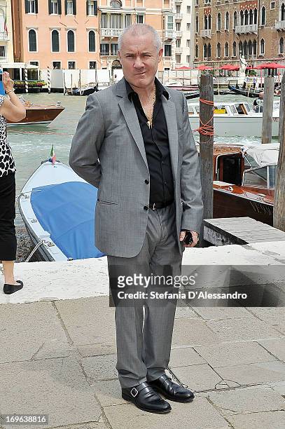Damien Hirst attends Prima Materia VIP Preview on May 29, 2013 in Venice, Italy.