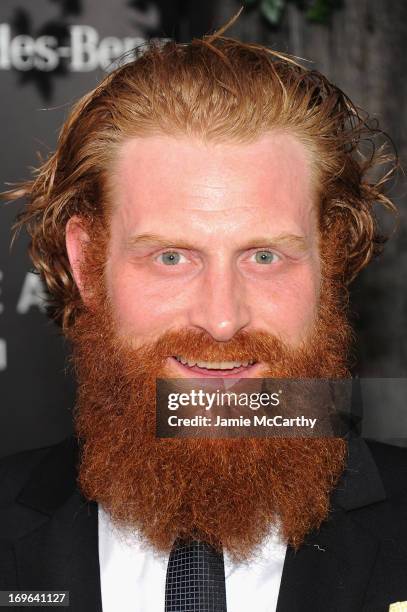 Actor Kristofer Hivju attends Columbia Pictures and Mercedes-Benz Present the US Red Carpet Premiere of AFTER EARTH at Ziegfeld Theatre on May 29,...