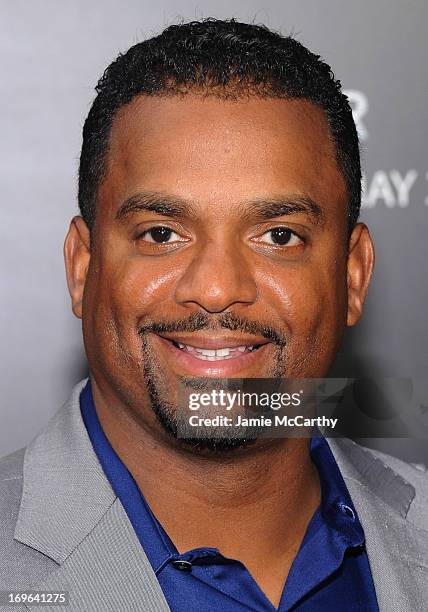 Alfonso Ribeiro attends Columbia Pictures and Mercedes-Benz Present the US Red Carpet Premiere of AFTER EARTH at Ziegfeld Theatre on May 29, 2013 in...