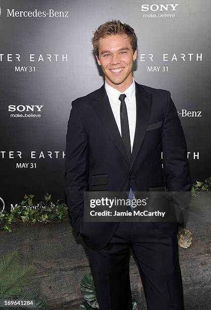 Actor Lincoln Lewis attends Columbia Pictures and Mercedes-Benz Present the US Red Carpet Premiere of AFTER EARTH at Ziegfeld Theatre on May 29, 2013...