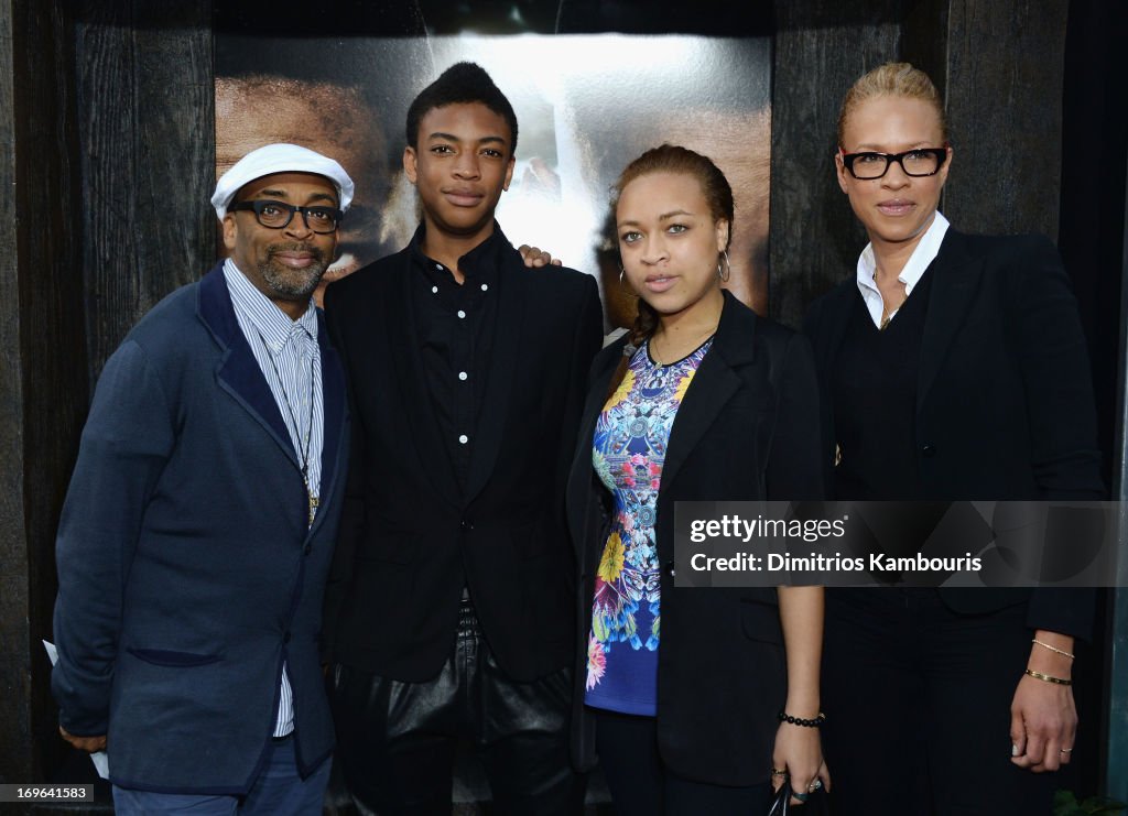 "After Earth" New York Premiere - Inside Arrivals