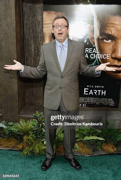 Screenwriter Gary Whitta attends the "After Earth" premiere at the Ziegfeld Theater on May 29, 2013 in New York City.