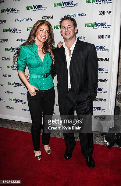 Dylan Luaren and Brett Reizen attend the NewYork.com Launch Party at Arena on May 29, 2013 in New York City.