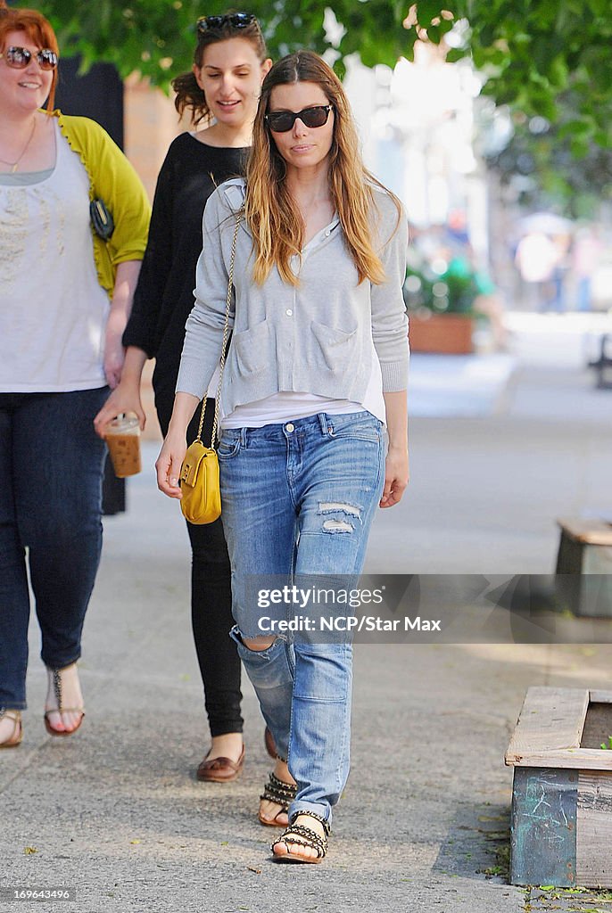 Celebrity Sightings In New York - May 29, 2013