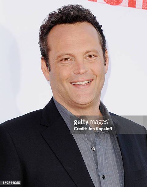 Actor Vince Vaughn arrives at the Los Angeles Premiere "The Internship" at Regency Village Theatre on May 29, 2013 in Westwood, California.