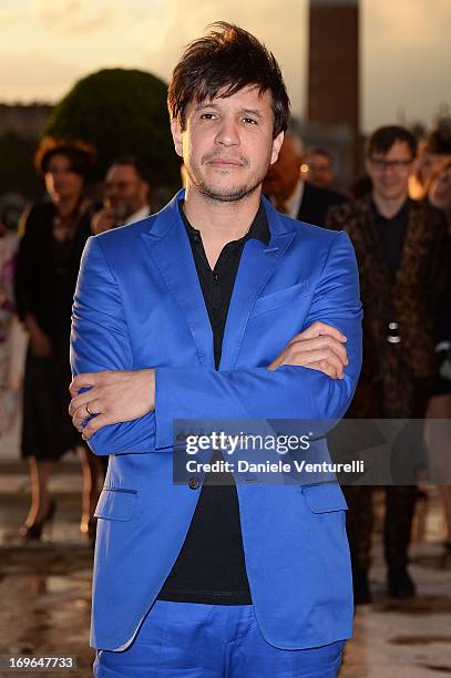 Adel Abdessemed attends the Dinner At 'Fondazione Cini, Isola Di San Giorgio' during the 2013 Venice Biennale on May 29, 2013 in Venice, Italy.